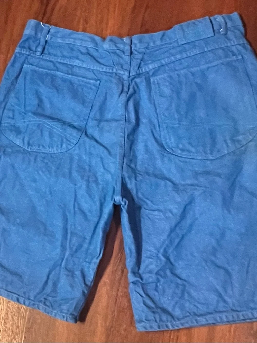Vintage Marithe Francois Girbaud Brand X Shorts bright Blue Baggy Size  44 Rare